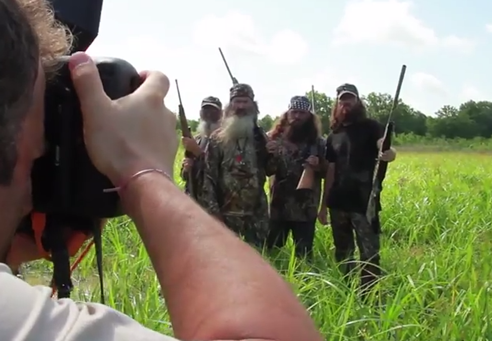 Behind the Scenes: Shooting the Cast of Duck Dynasty on A&E [VIDEO]