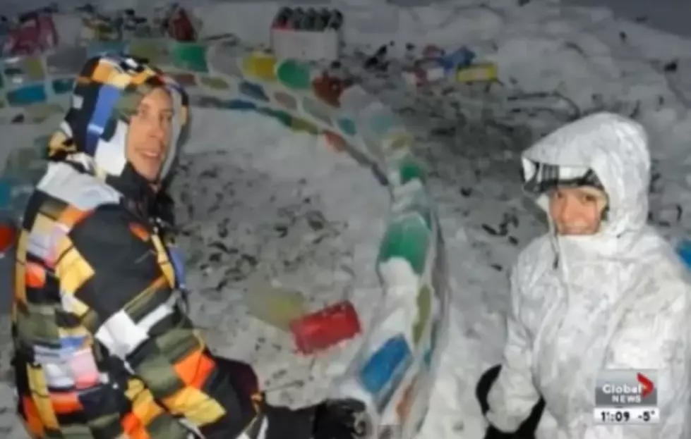 We LOVE What This Couple Built in Their Snowy Backyard [VIDEO]