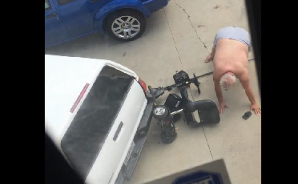 Both Mad, She Has a Truck, He Has a Scooter… What do you Think Happens Next? [VIDEO/NSFW]