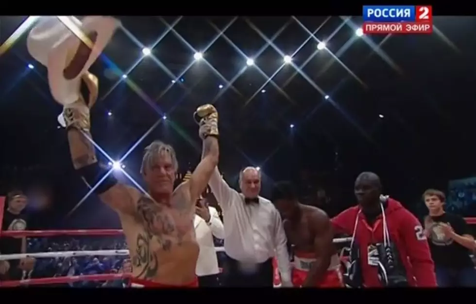 Mickey Rourke Returns to Boxing at 62 and Knocks Out Fighter Half His Age [VIDEO]