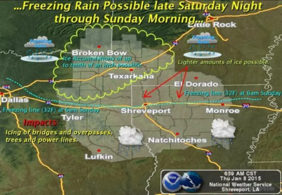 Winter Weather Forecasted for the Ark-La-Tex Region this Weekend