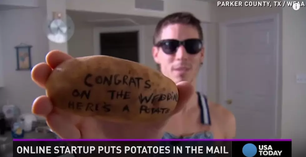 This Guy Makes $10,000 a Month Mailing Potatoes With Messages [VIDEO]