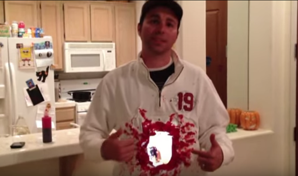 Creepy Costume Looks Like You Have Gaping Hole in Your Stomach [VIDEO]