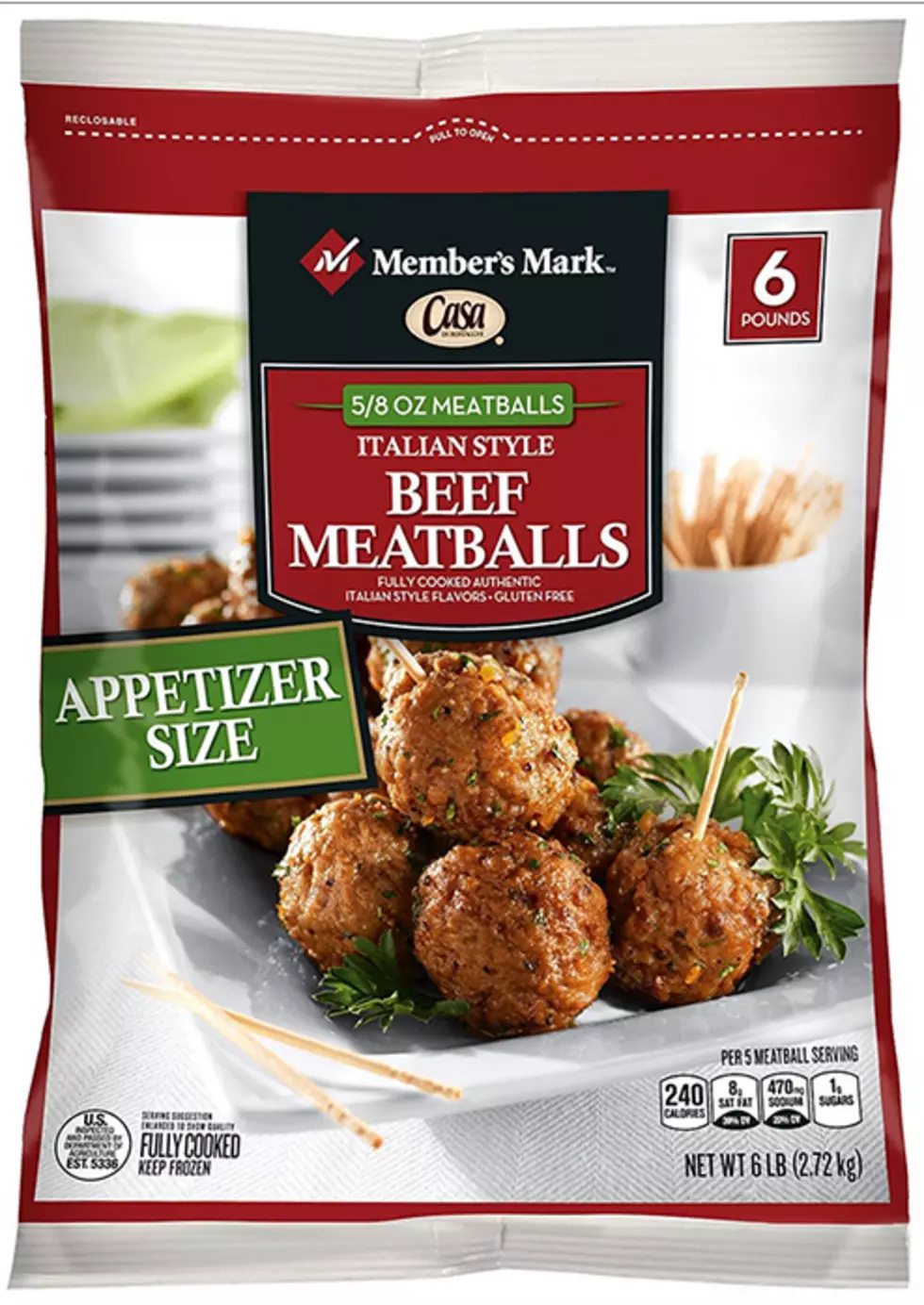 Recall on Member&#8217;s Mark Frozen Meatballs Due to Listeria