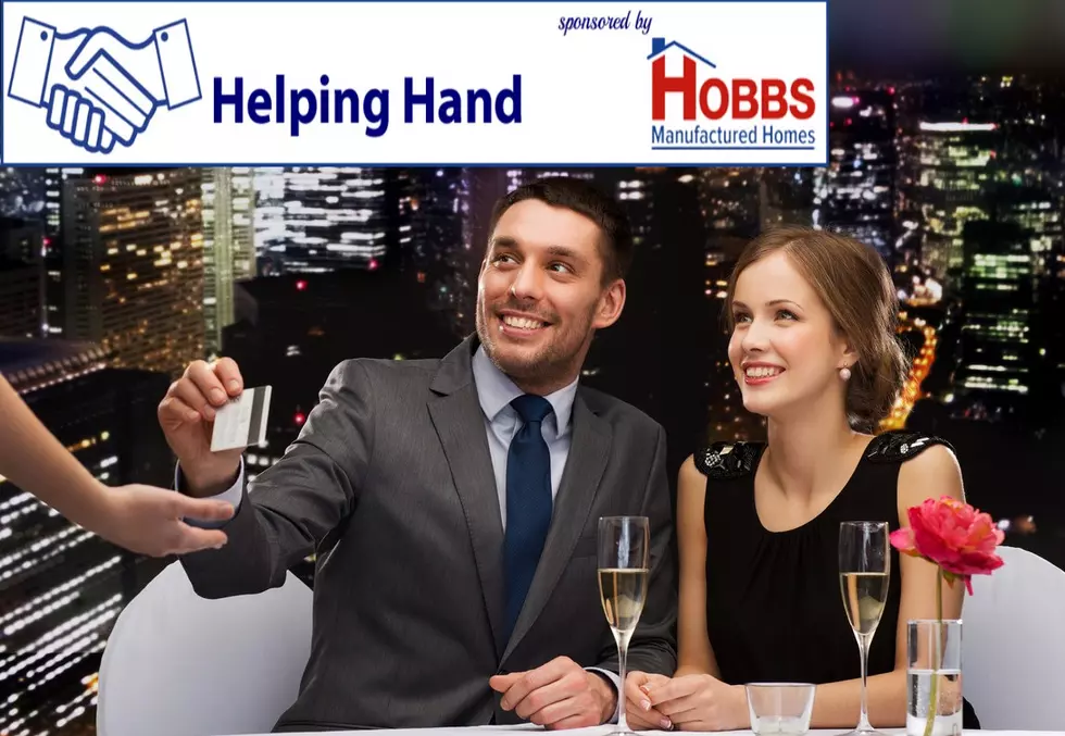 ‘Hobbs Helping Hand Contest’ February: Dinner with Your Sweetie