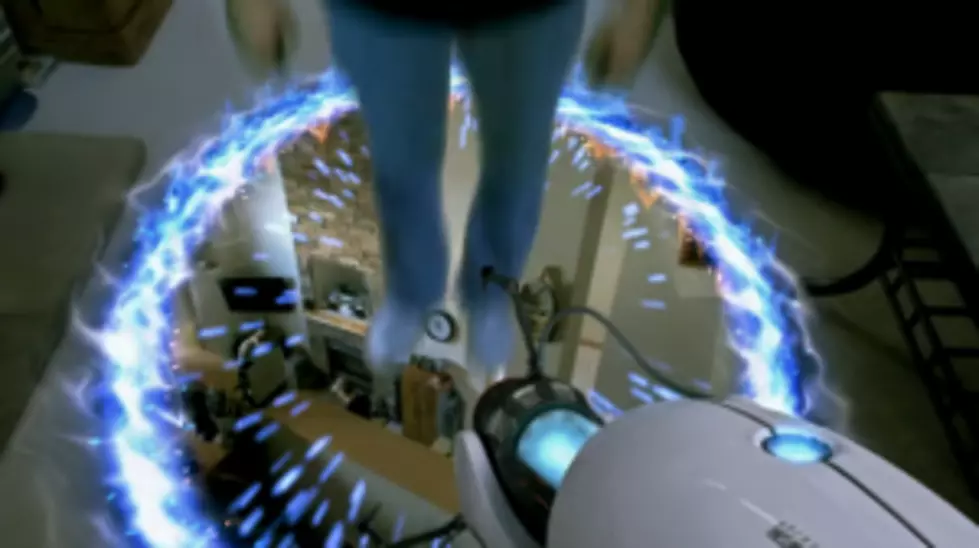 What If The &#8216;Portal&#8217; Game Gun Was Real? [VIDEO]