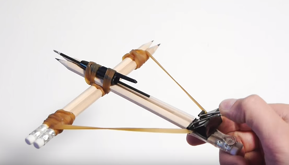 DIY Office Fun With The Office Supplies Crossbow