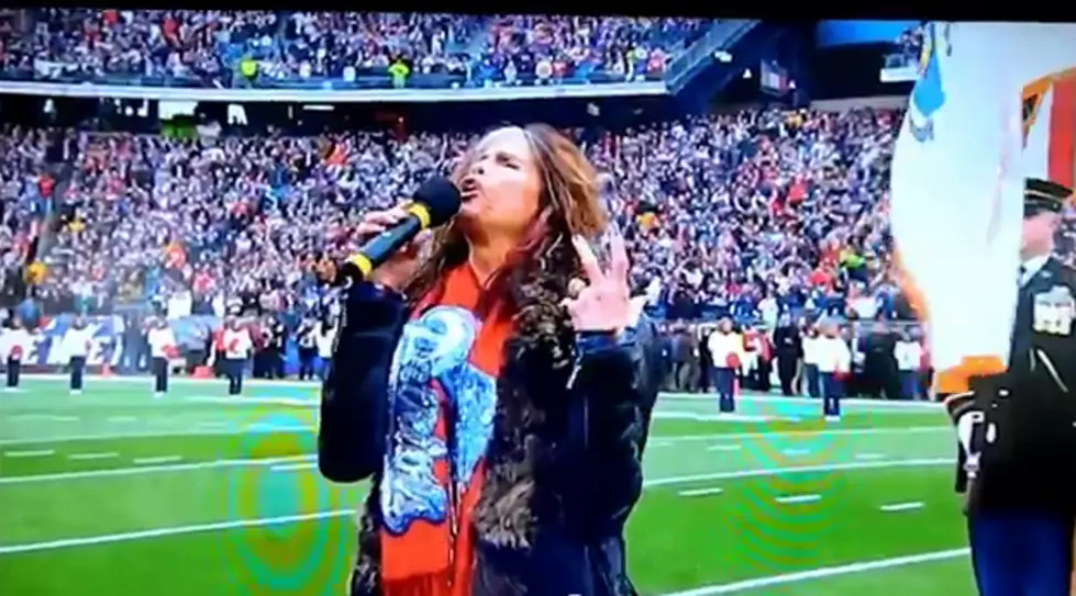 Did Steven Tyler ‘Butcher’ the National Anthem at the AFC Championship Game or Not? [VIDEO]