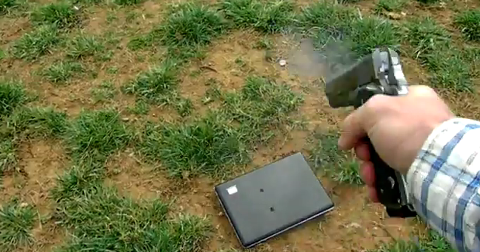 Dad Teaches Daughter a Lesson by Shooting Her Laptop 9 Times With a Pistol [VIDEO]