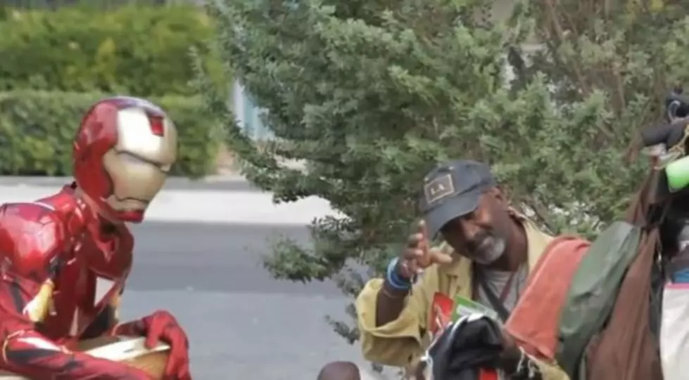 Iron Man Helps The Homeless Smile [VIDEO]