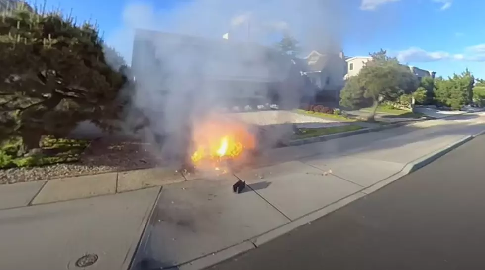 Watch as Electric Unicycle Bursts Into Flames