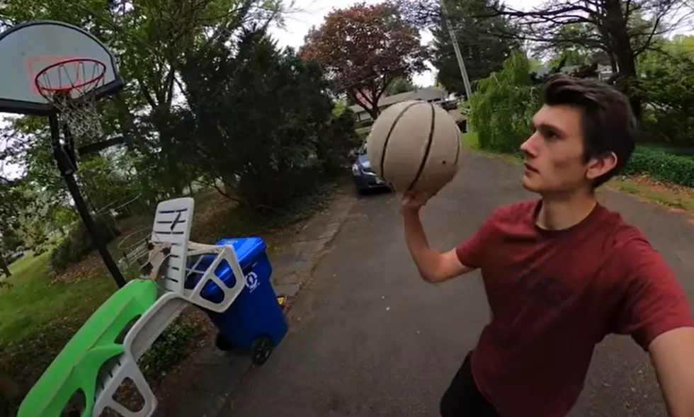 Crazy 70 Step Basketball Swish Machine Takes Up Entire Yard