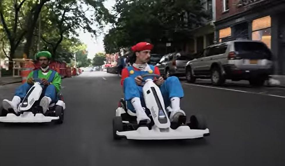 Real Life Mario and Luigi Kart Through New York City