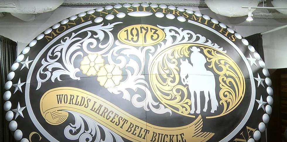 World’s Largest Belt Buckle Stops By Dallas Market Hall