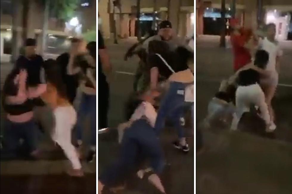 Chaotic Texas Nightclub Brawl: Fists and Hair in Motion
