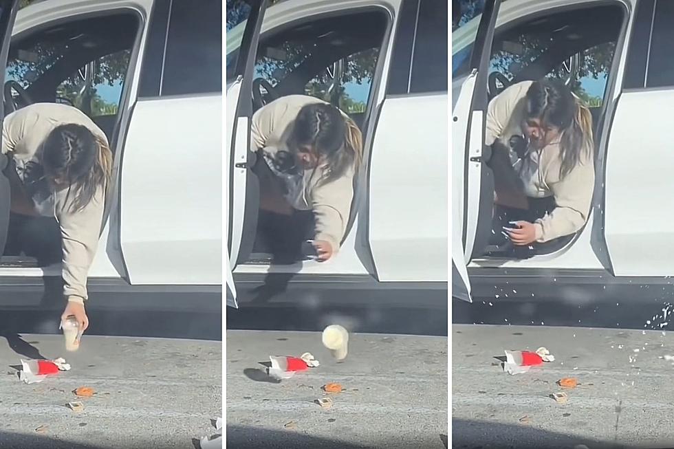 Watch Super-Cool Lady Throw Trash at Person Filming Her in Texas