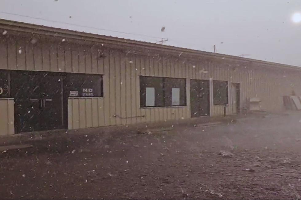 Video Shows Texas Town Getting Slammed by Hail Storm
