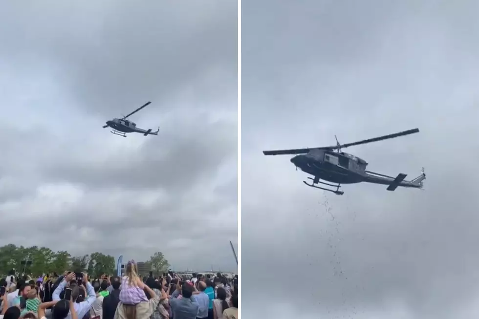 Texas Church Drops Thousands of Easter Eggs from Helicopter