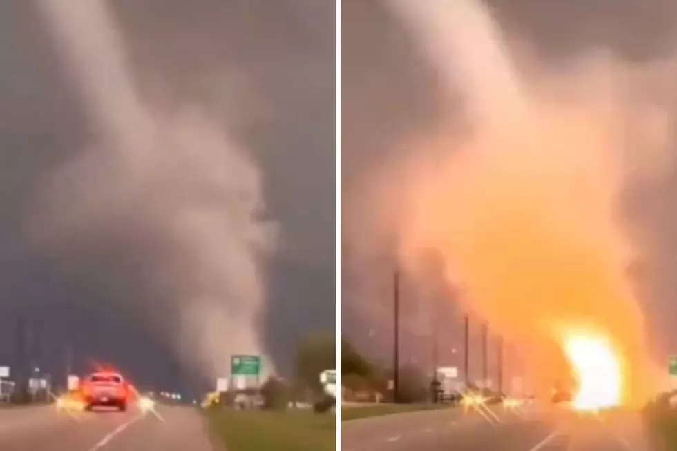 Watch Scary Tornado Tear Across Texas Highway