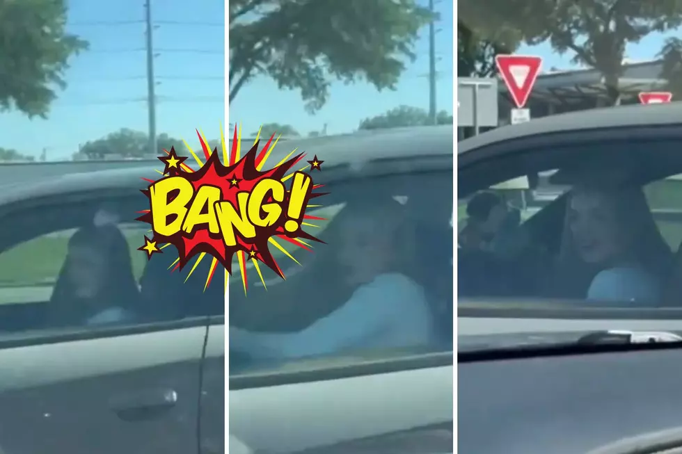 Road Raging Woman Laughs as She Side Swipes Car in Dallas, Texas