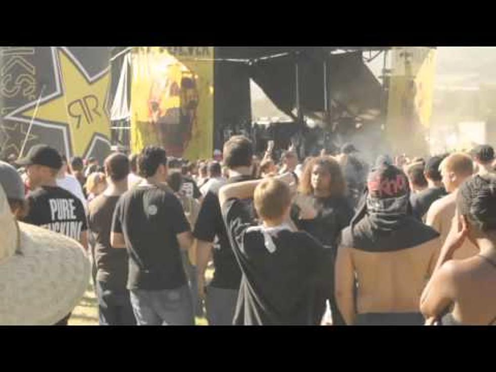 Watch This Kid Get Leveled By A Ghost In The Mosh Pit [VIDEO]