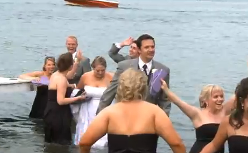 Wedding Party Crashes into Lake [VIDEO]