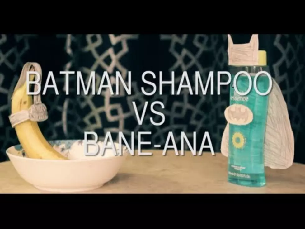 The Weirdest ‘Dark Knight Rises’ Parody Ever Features Batman as a Bottle of Shampoo and Bane as a Banana [VIDEO]