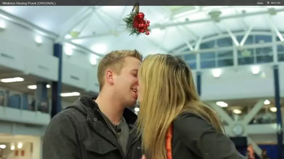 Mistletoe Prank Helps Co’eds Get Into Christmas Spirit With a Little Bit of Tongue