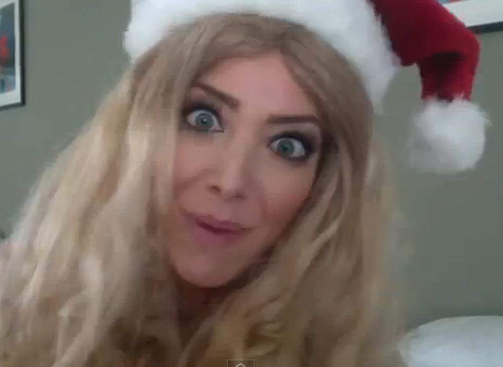 Jenna Marbles Channels Madonna to do Holiday Crafts [VIDEO]