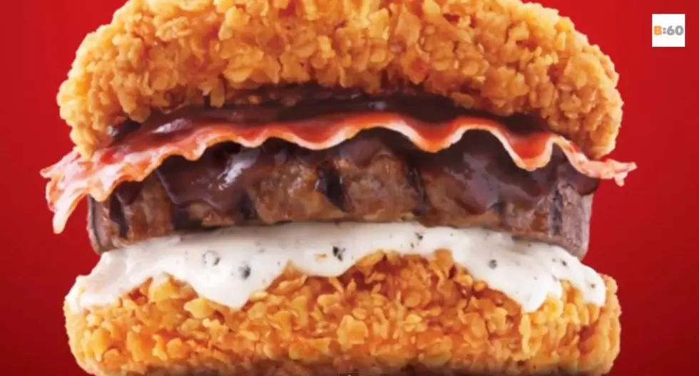 KFC Selling Bacon Cheeseburger With Chicken Patties for Buns [VIDEO]