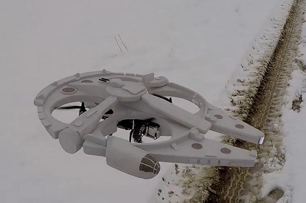 Man Builds Incredibly Awesome Millennium Falcon Drone