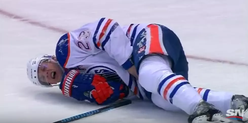 NHL Player Takes Slapshot to the Nuts [VIDEO]