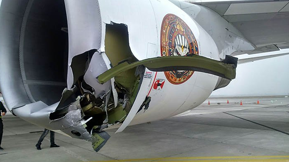 Iron Maiden Plane Suffers Severe Damage