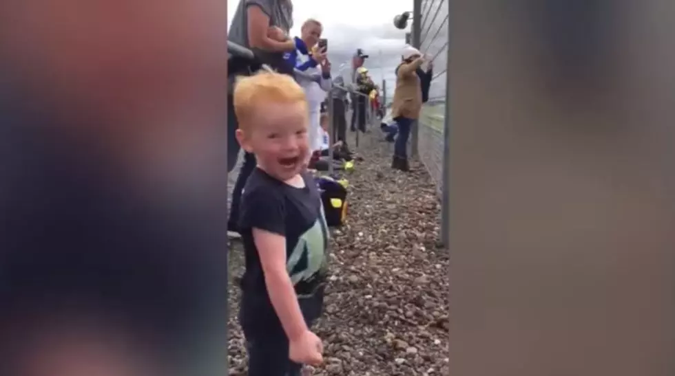 Little Boy Loses It During Motorcycle Race [VIDEO]
