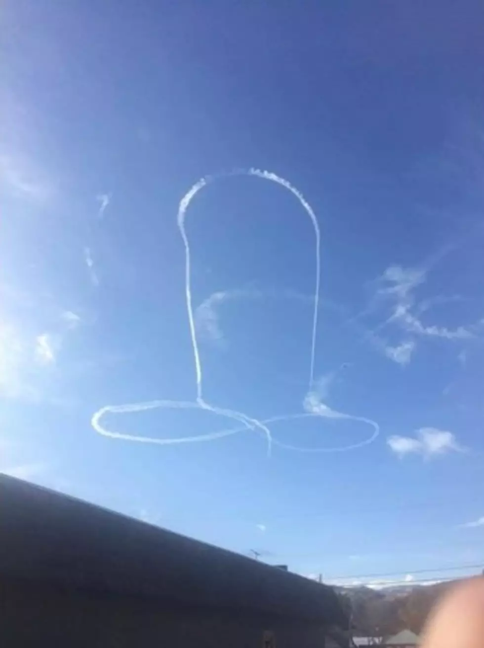 Navy Pilot Skydraws Penis Over Washington [GRAPHIC]