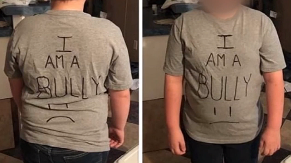 Texas Mom Forces Son to Wear ‘I am a Bully’ T-Shirt to School