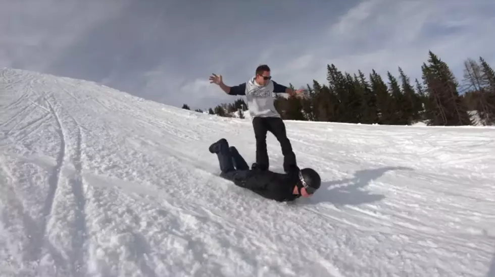 People Are Now Using Other People as Snowboards