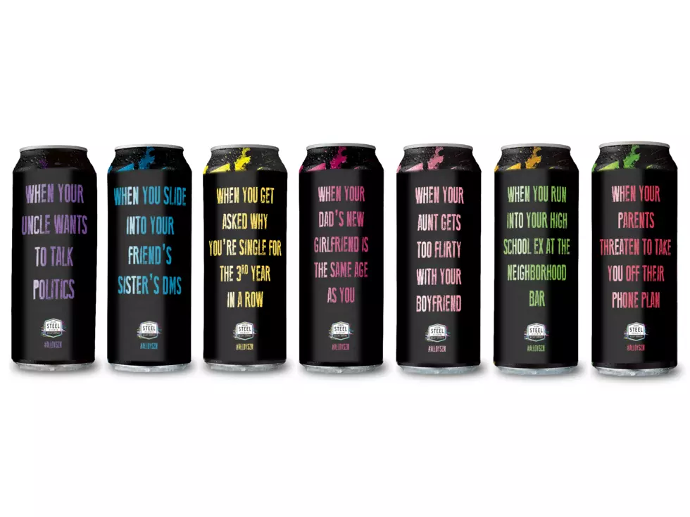 Steel Reserve Cans Remind Us Why We Drink During the Holidays