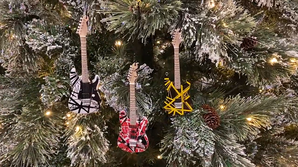 Shred Your Christmas Tree With Eddie Van Halen ‘Rockin’ Little Guitars’