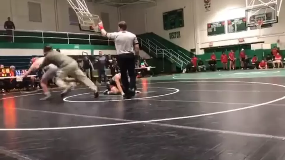 Angry Dad Tackles Son’s Wrestling Opponent During Match