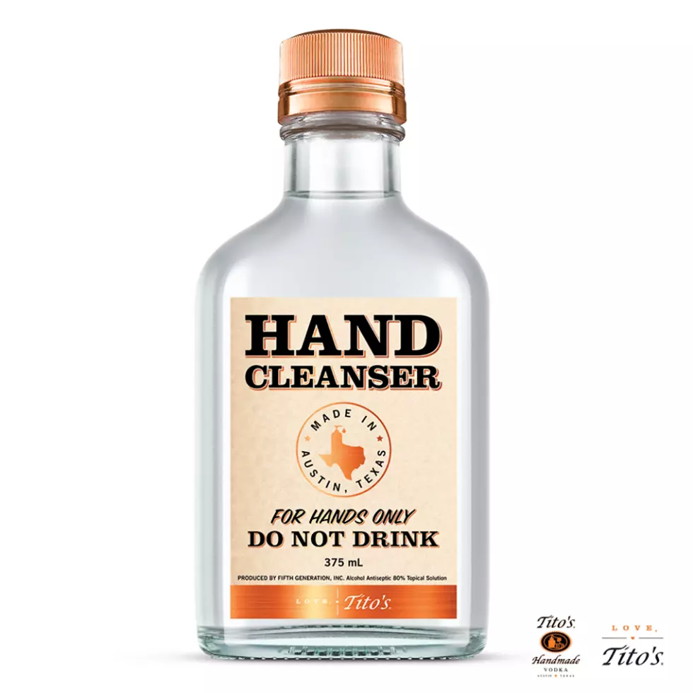 Texas Vodka Company Will Start Making Hand Sanitizer to Distribute for Free