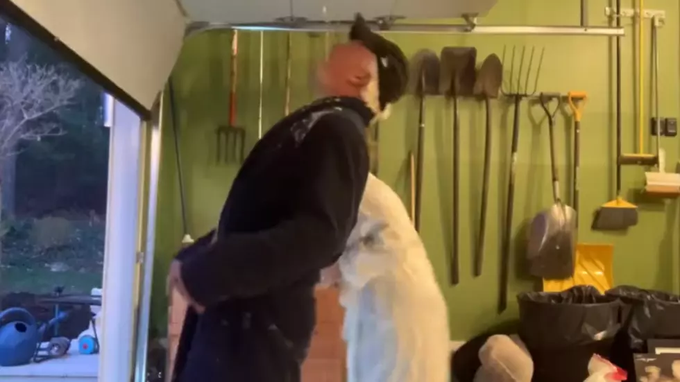 Older Couple Take the ‘Garage Door Chugging Challenge'