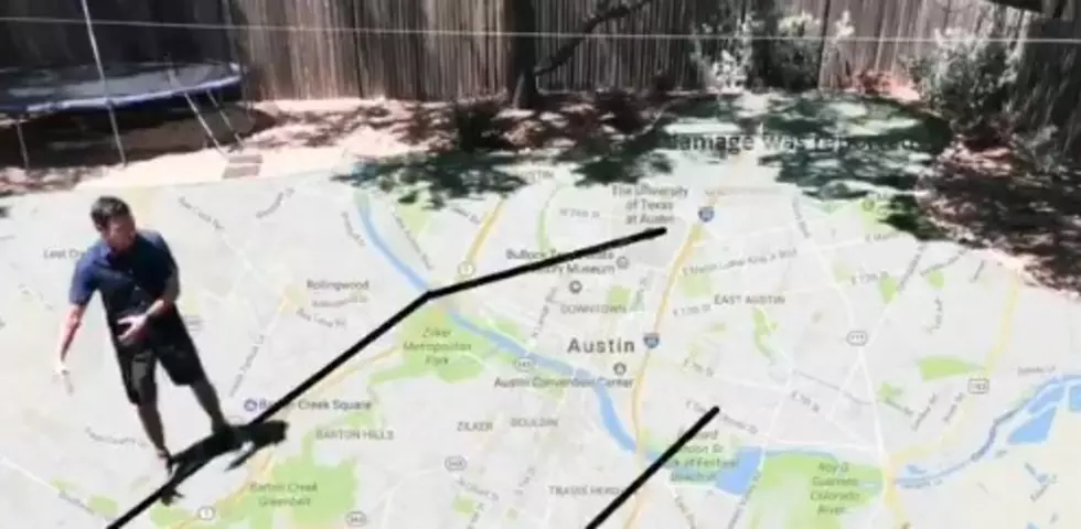 Texas Meteorologist Replaces Green Screen With Green Grass While at Home
