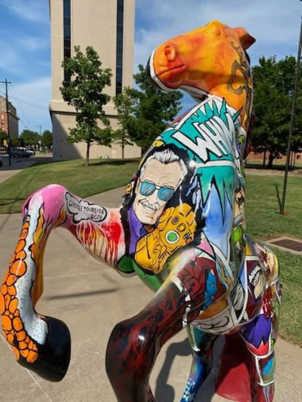 Wichita Falls Now Has An Amazing Marvel Mustang Downtown