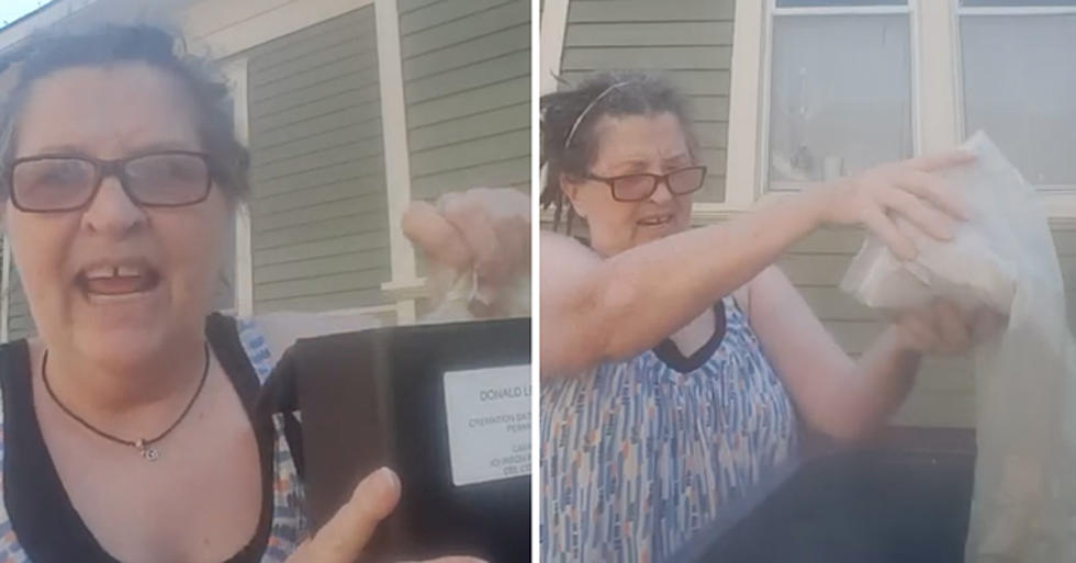 Oklahoma Woman Throws Abusive Husband's Ashes in the Trash