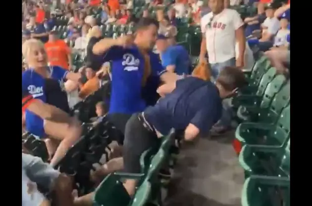 Watch This Bloody Brawl Between Dodgers and Astros Fans