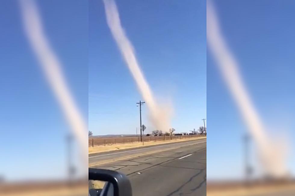 Scary Dust Devil Caught on Video Near San Angelo, Texas