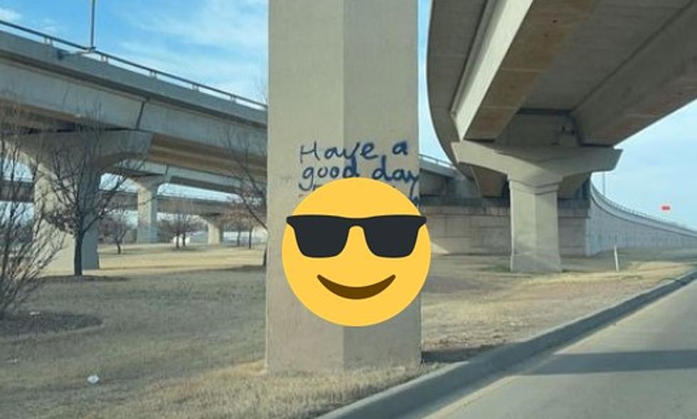 Wichita Falls Graffiti Just Wants You to ‘Have a Good Day’ and Nothing Else