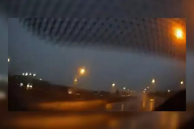 First-Person Video Shows Driver Lose Control in Rain on Dallas North Tollway
