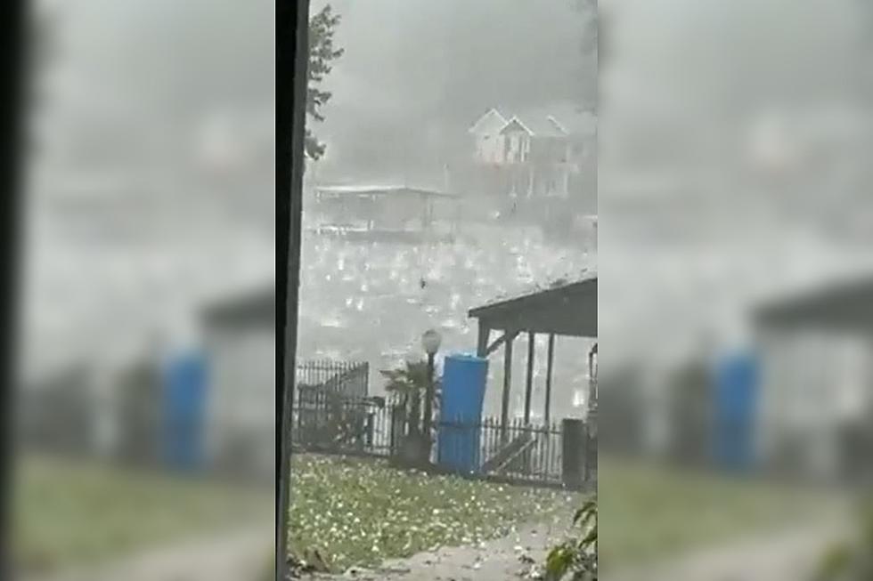 Video Shows Massive Hail Crashing Down on Texas Town